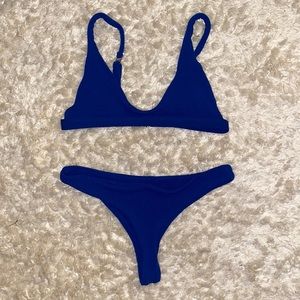 royal blue swimsuit